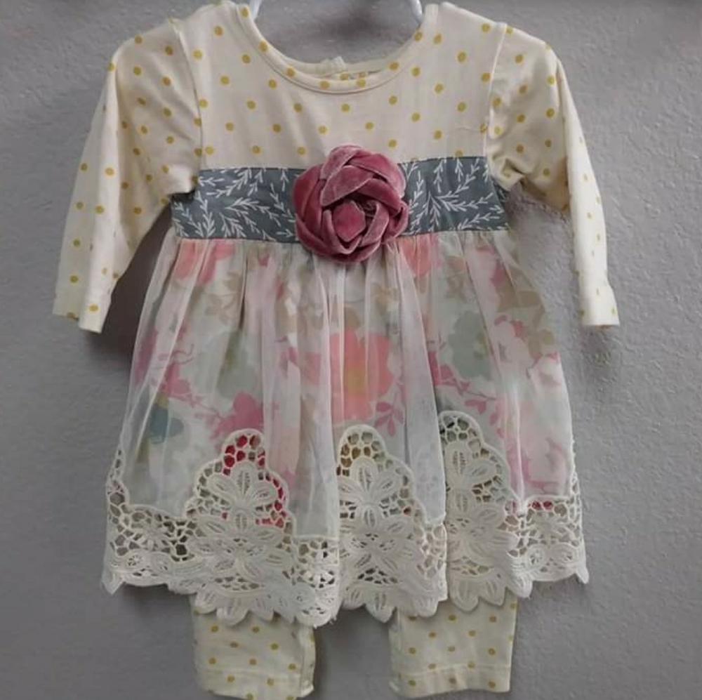12m Peaches n Cream Lace Rose